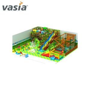 Customized Kids Used Indoor Mazes Double Slide Playground Equipment