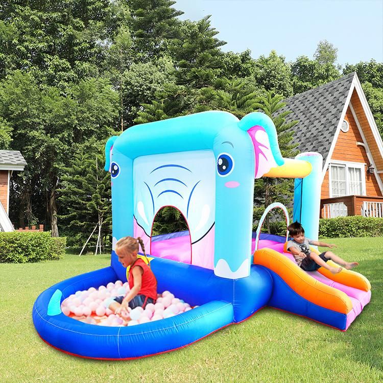 Outdoor Sporting Inflatable Bouncer with Slide and Pool