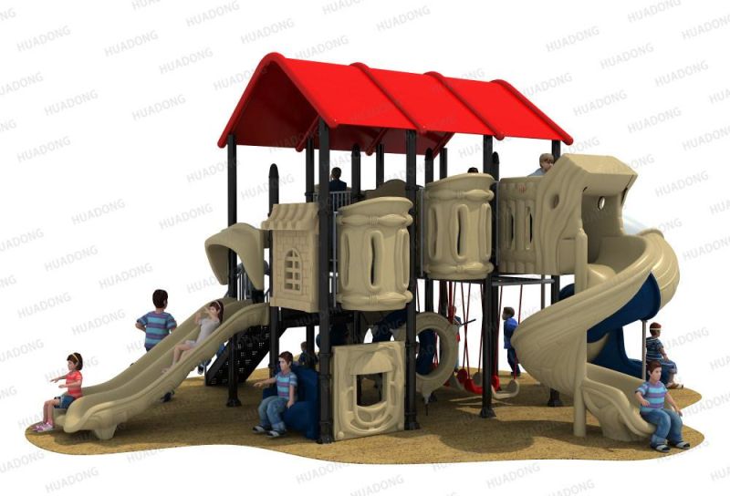 Villa Series Outdoor Playhouse Children Playgorund Slide