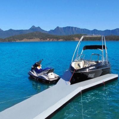 Inflatable U-Dock/Y-Shape Jet Ski Dock Parking Boat Deck Floats Boats Ships Jetski Dock for Sale