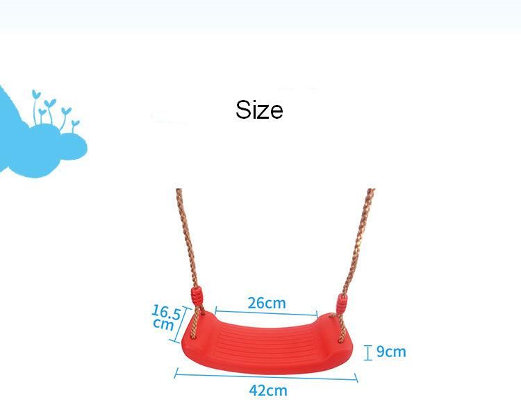 Outdoor Playground Kids Plastic Swing for Children