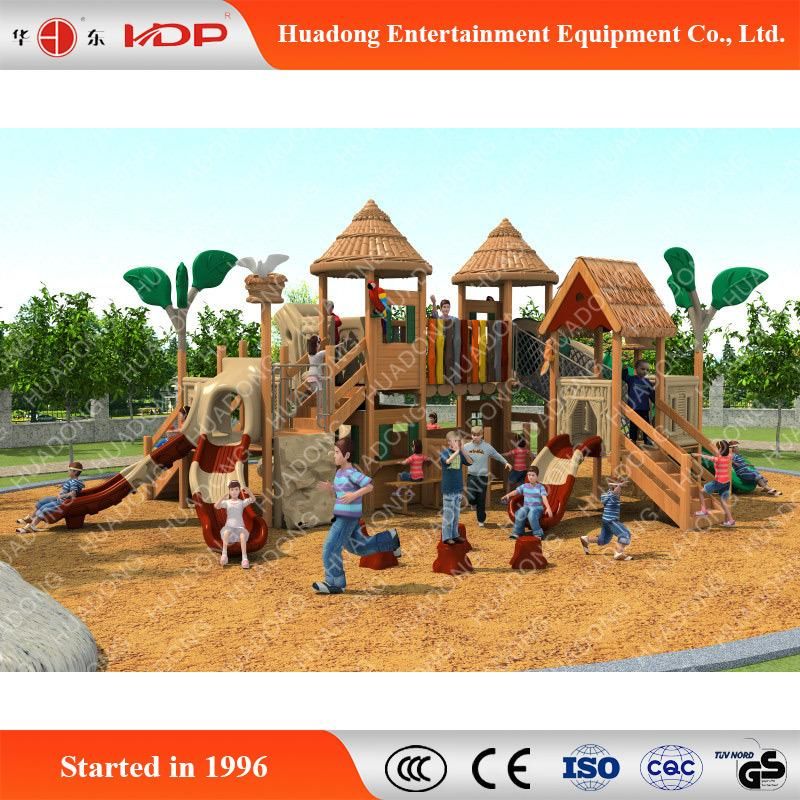 Popular Funny Children Slider Amusement Park Wooden Slide for Sale (HD-MZ024)