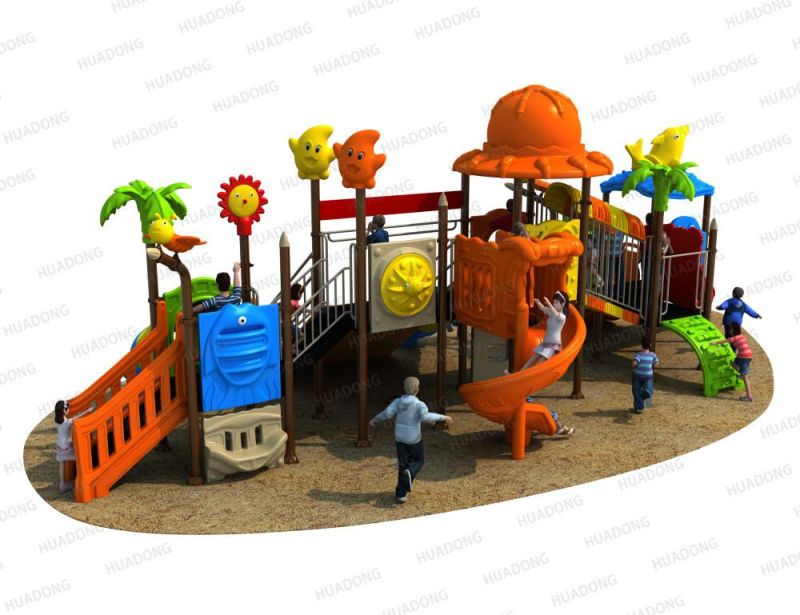 Animal Paradise Series Hot Sale Outdoor Plastic Slide Playground