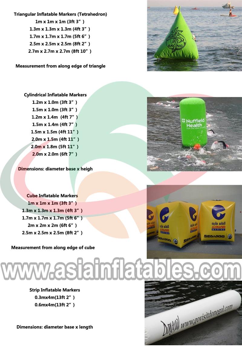 Popular Floating Inflatable Buoy for Water Sport, Inflatable Floating Buoy