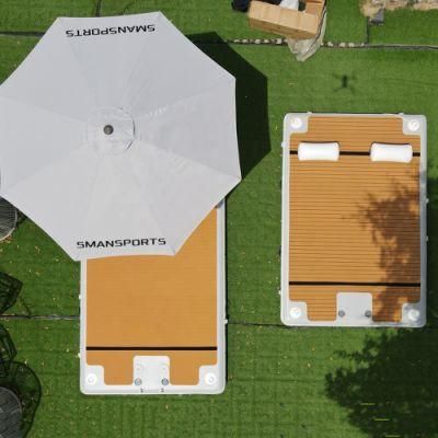 New Design Inflatable Water Dock Floats Platform Island for Sale