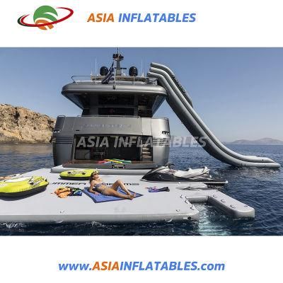 Custom Inflatable Mega Dock, Jet-Ski Drive-on Inflatable Swimming Platform
