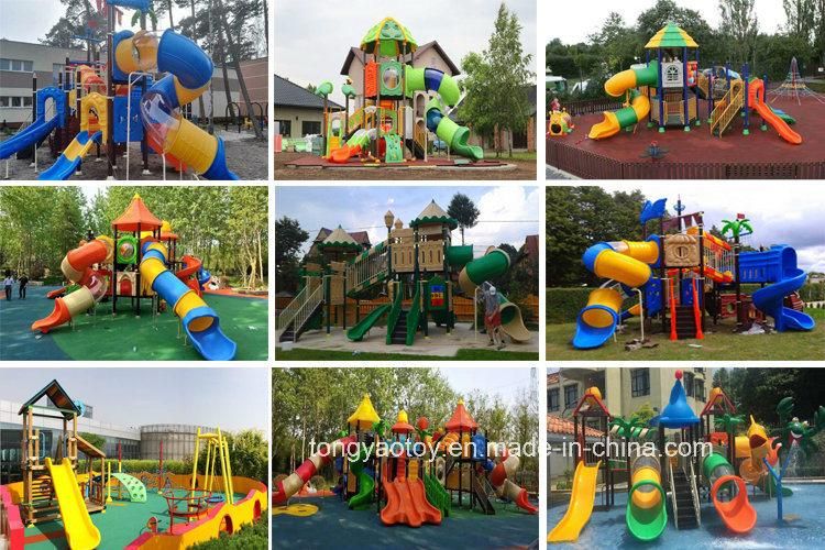 Tongyao Factory Colorful Plastic Commercial Outdoor Slide Playground
