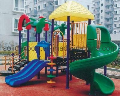 Factory Providing Plastic Play Set Slide for Large Amusement Park