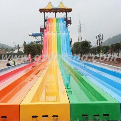 Fiberglass Rainbow Water Slide (WS-085)