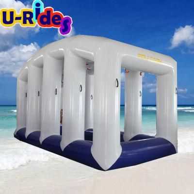 custom made inflatable jungle gym dome interactive water obstacle game for aquapark