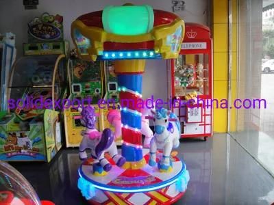 FRP Materials Amusement Park Mini Small Carousel with Gorgeous Lighting