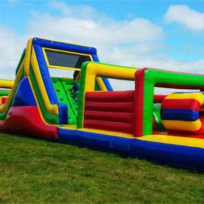PVC Inflatable Obstacle Course Outdoor Playing Toy Inflatable Playground Run Obstacles