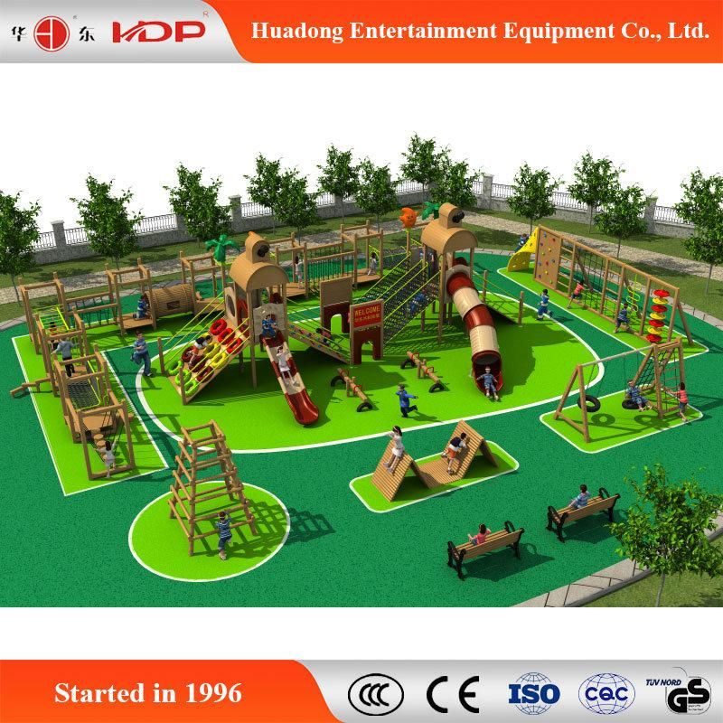 Forest Series Outdoor Kids Park Climbing Playground Slide Equipment (HD-MZ066)