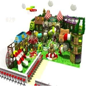 Small Forest Jungle Themed Children&prime;s Classic Playground with Slide