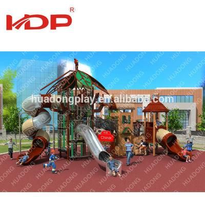 Hot Product Woode Slide, Children Outdoor Playground Kids Wood Slide