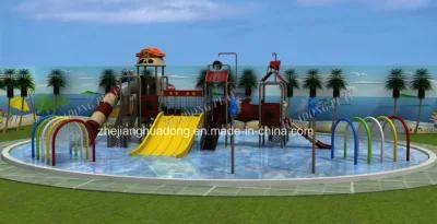 Factory Direct Sale Hot Commercial Water Playground Equipment with Long Slide