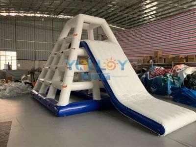 Inflatablle Jungle Joe Climbing Tower with Slide for Water Fun
