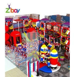 Playing Area Design Shopping Center Children Commercial Indoor Playground Equipment in Pink Color Theme Park