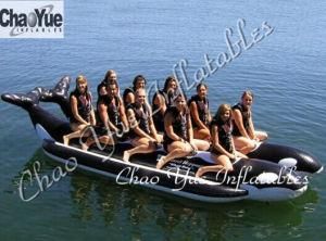 High Quality Inflatable Whale Boat for Water Park (CYBT-1515)