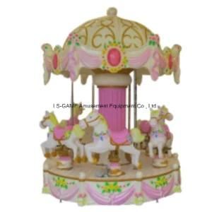 6 Seats Revolving Horses Carousel for Amusement Park