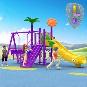 Kindergarten Toddler Plastic Slide and Swing Combination Playset (BBE-A25)