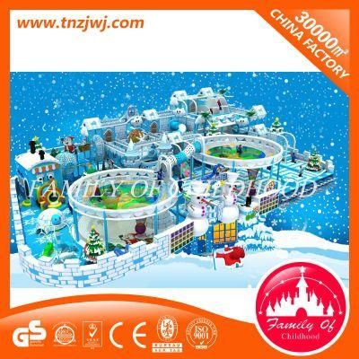 Ice Design Kids Amusement Indoor Soft Playground Equipment for Sale