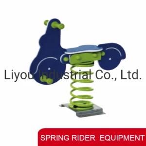 Amusement Park Kids Rocking Popular PE Spring Horse Toy, Kiddie Rider for Parks
