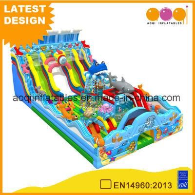 2017 Giant Inflatable Ocean Fun City for Kid Park (AQ01808)