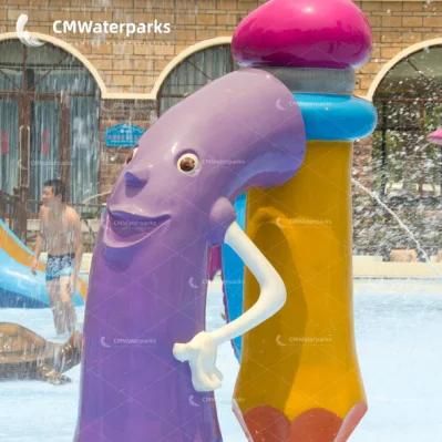 as-FRP-3 Pencil Spray Spray Water Splash Pad Equipment for Water Park