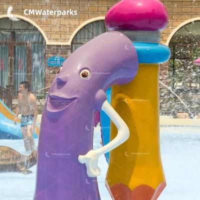 as-FRP-3 Pencil Spray Spray Water Splash Pad Equipment for Water Park