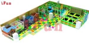 Ifunpark Amusement Park Trampoline Slide Ball Pool Indoor Playground Equipment Soft Playground
