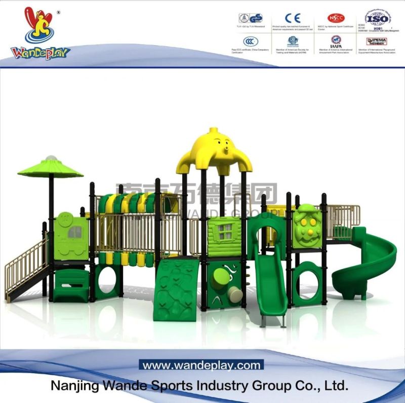 Kids Play Slide House Equipment Outdoor Playground for Sale Play House