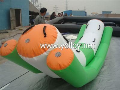 Inflatable Water Totter Teeter Blow up Toy in Pool