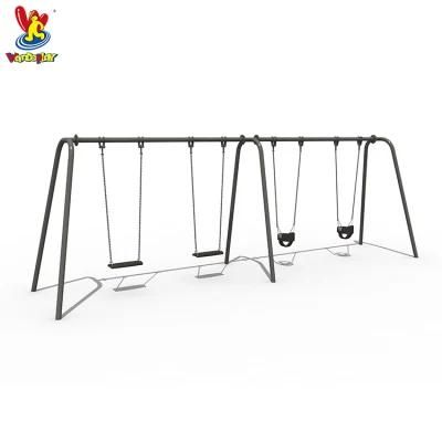 Kids 4-Seat Swing Chair Garden Playground Set