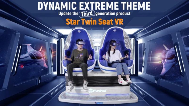 2 Seats Vr Chair Cinema 9d Chair with Kids