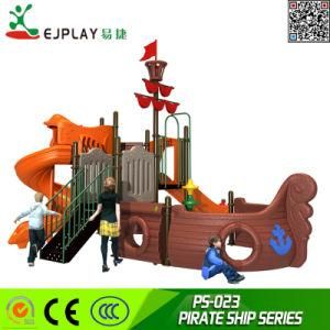 High Quality Outdoor Equipment LLDPE Plastic Pirate Ship Outdoor Playground for Amusement Park