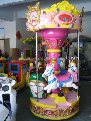 Amusement Park Kids Favorite Plastic Carousel 3 &amp; 6 Seats