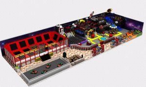 Cheer Amusement Space Themed Indoor Playground USD for Surpermarket