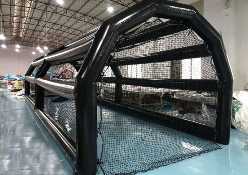 Factory Wholesale Durable Baseball Batting Cage Inflatable Sport Cage with Net