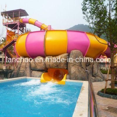 Water Slide Tube Fiberglass Park Equipment for Adult