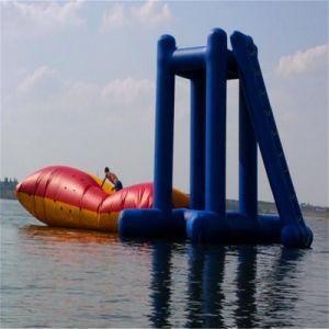 Adult Inflatable Water Floating Platform Toy with Jumping Bag