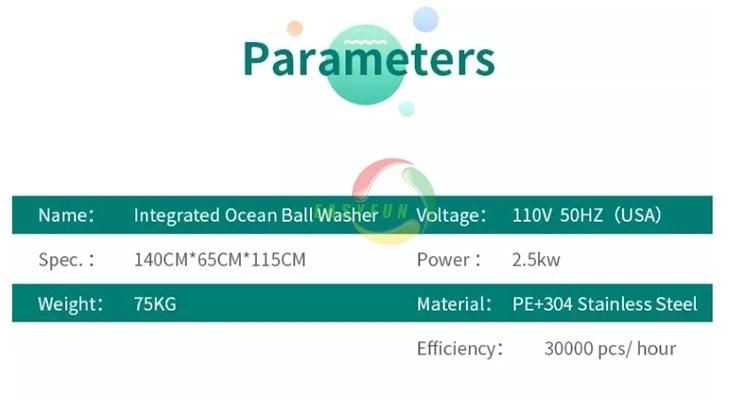 Indoor Playground Ocean Ball Washing Ball Machine