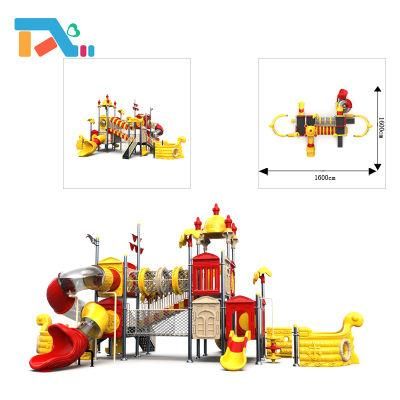 Amazing Cheap Professional Wholesale Factory Commercial Plastic Slide Pirate Series Kids Playground Outdoor