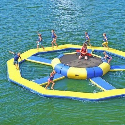 Durable Floating Inflatable Trampoline Water Trampolines for Inflatable Water Park