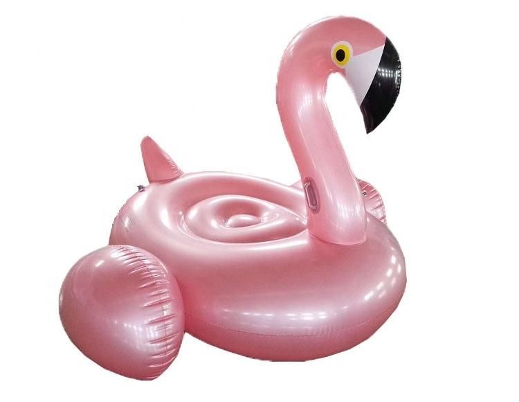 Flamingo Pool Float Swimming Inflatables Toys Pink Water Animal Island Float for Adults & Kids