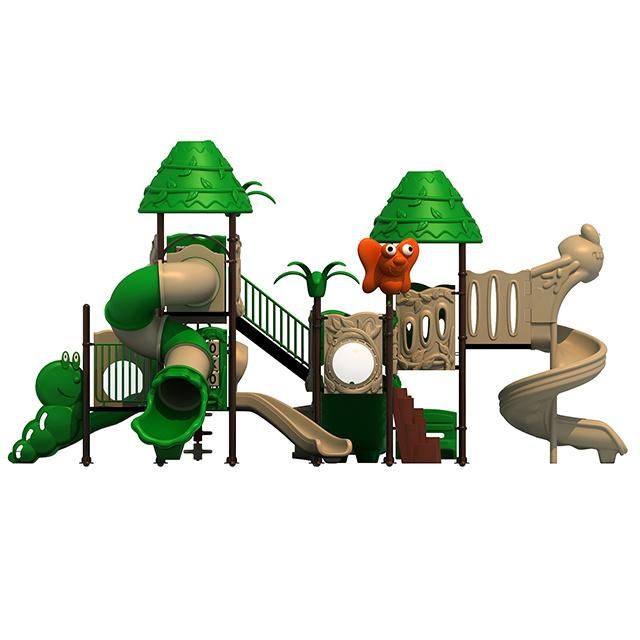 Cowboy Forest Style Combination Slide with Swing Kids Playground for Kindergarten and Daycare