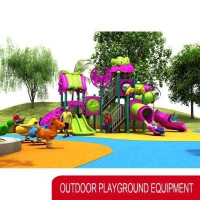 New Design Children&prime;s Outdoor Cartoon Themes Series Playground Equipment Outdoor Plastic Slide