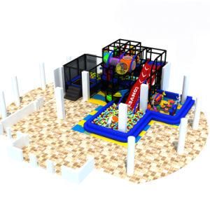 Children Popular Jungle Theme Baby Kids Commercial Indoor Playground Equipment Soft Play with Slide
