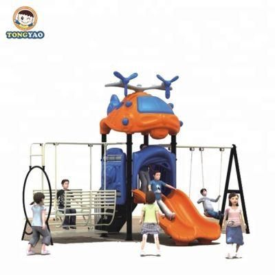 Outdoor Plastic Tunnels Playground Equipment, Children Playground Tube Spiral Slides