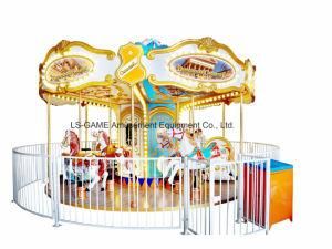 12 Seats Court Carousel for Amusement Park